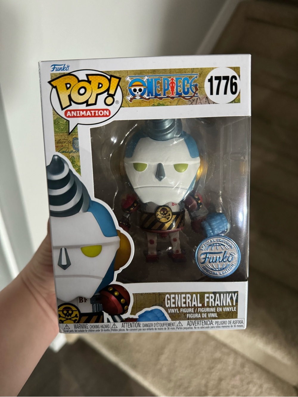 Funko General Franky Vinyl Figure - White, Blue & Yellow Accents